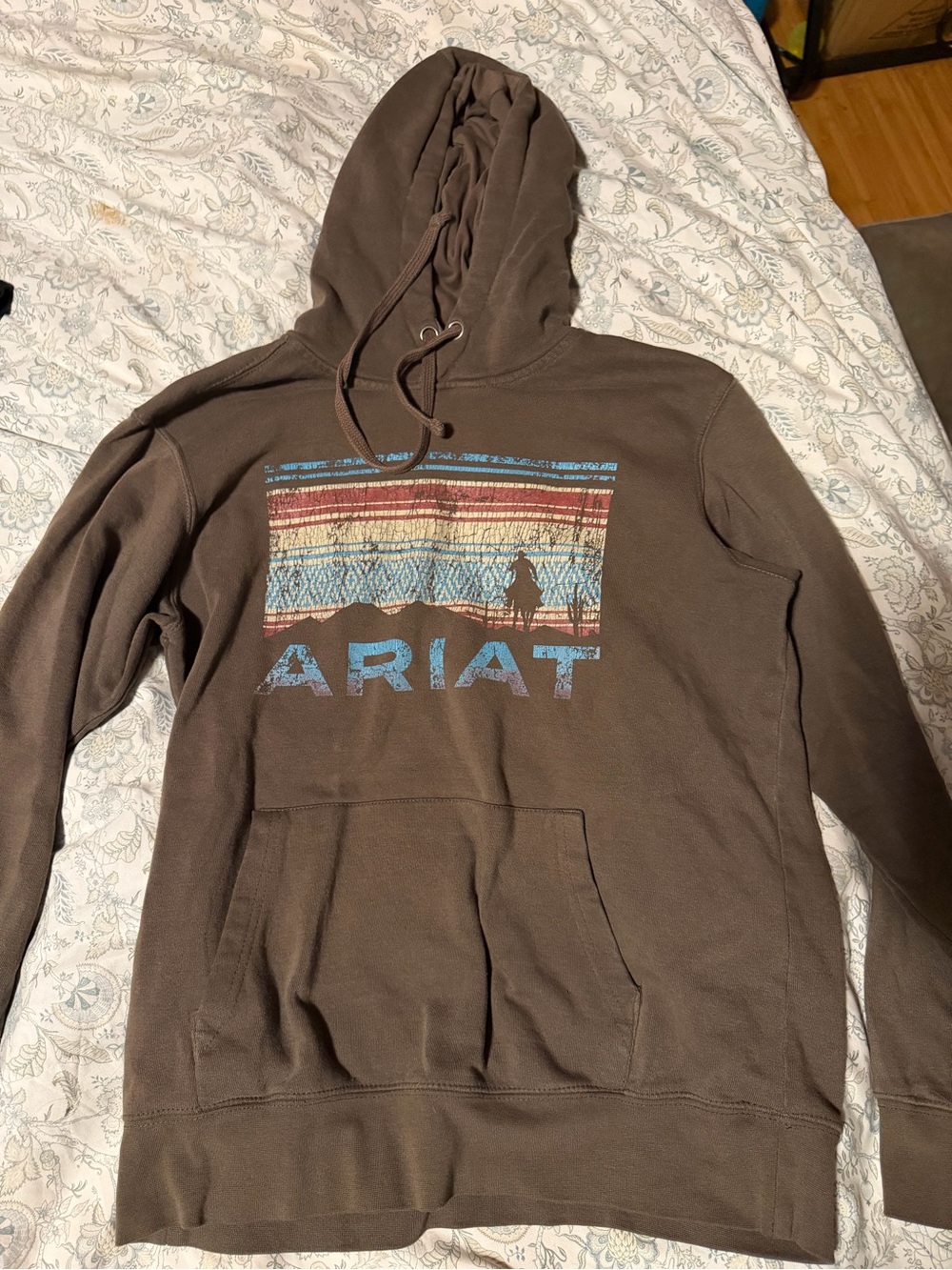 Ariat Women’s Brown Logo Hoodie Sweatshirt